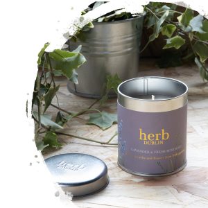 Lavender & Rosemary- Tin candle.